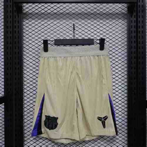Player Version 2025-2026 Barcelona Away Soccer Shorts Football Shorts