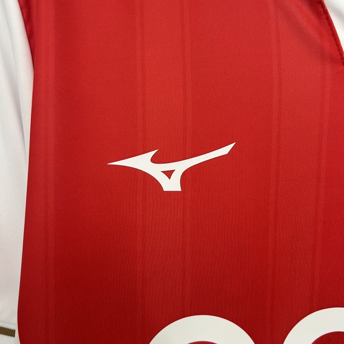 Fan Version 2025-2026 AS Monaco Home Soccer Jersey Football Shirt