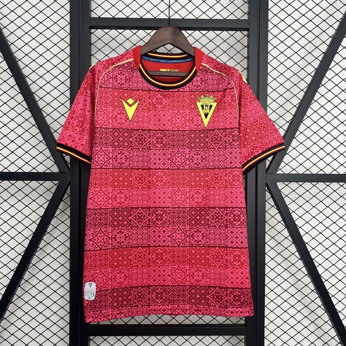 Fans Version CADIZ 2025-2026 Cadiz Away Soccer Jersey Football Shirt