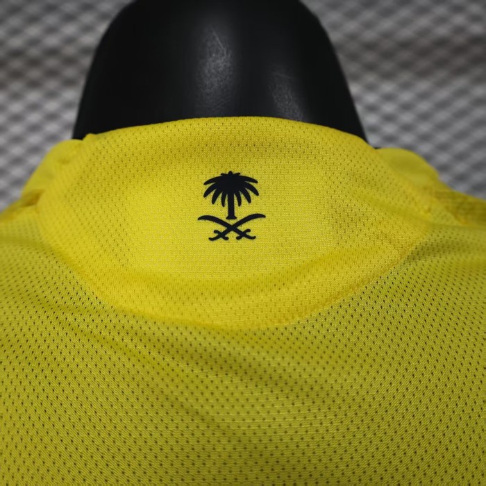 Player Version 2025-2026 Al Nassr Home Soccer Jersey Football Shirt