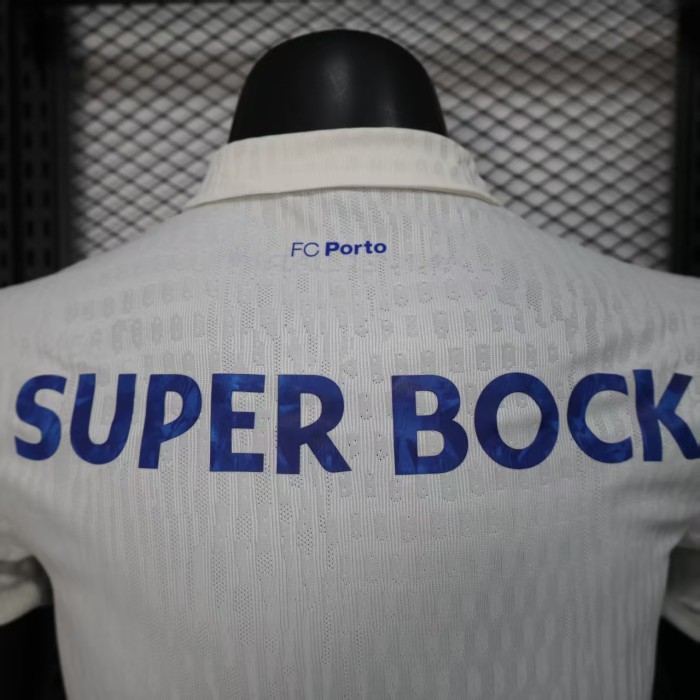Player Version 2025-2026 Porto Third Away White Soccer Jersey Football Shirt