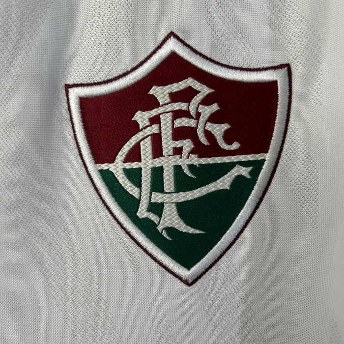 Fan Version 2025-2026 Fluminense Away White Soccer Jersey Football Shirt