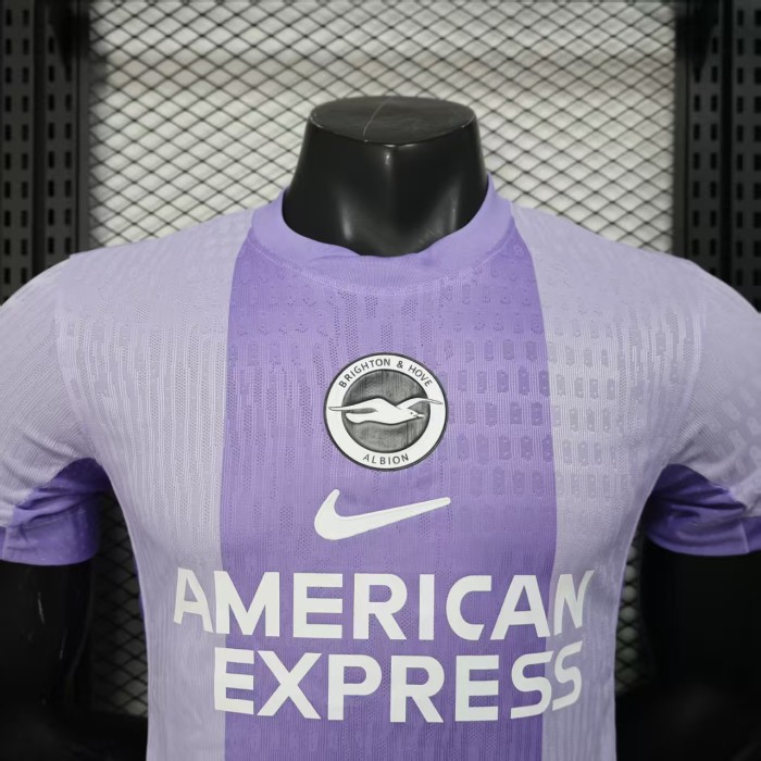 Player Version 2025-2026 Brighton & Hove Albion Away Soccer Jersey Football Shirt