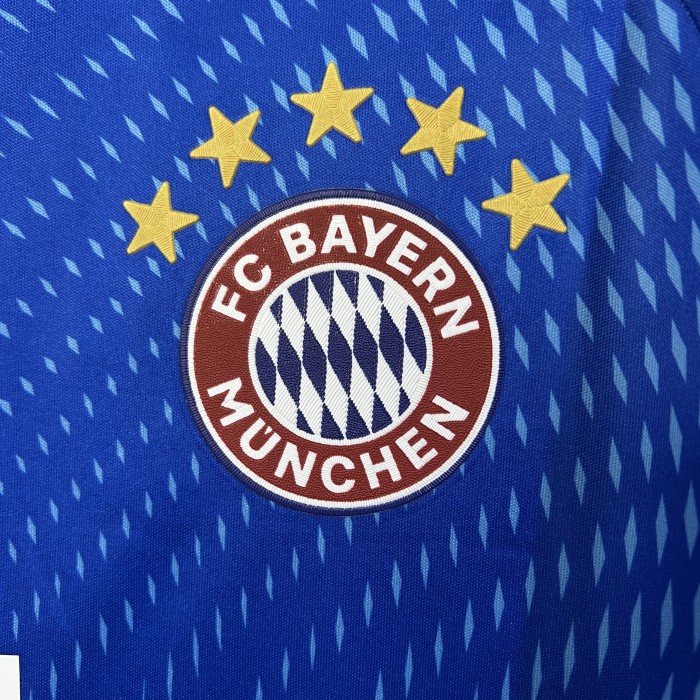 Fan Version 2025-2026 Bayern Munich Blue Goalkeeper Soccer Jersey Bayern Munchen Football Shirt