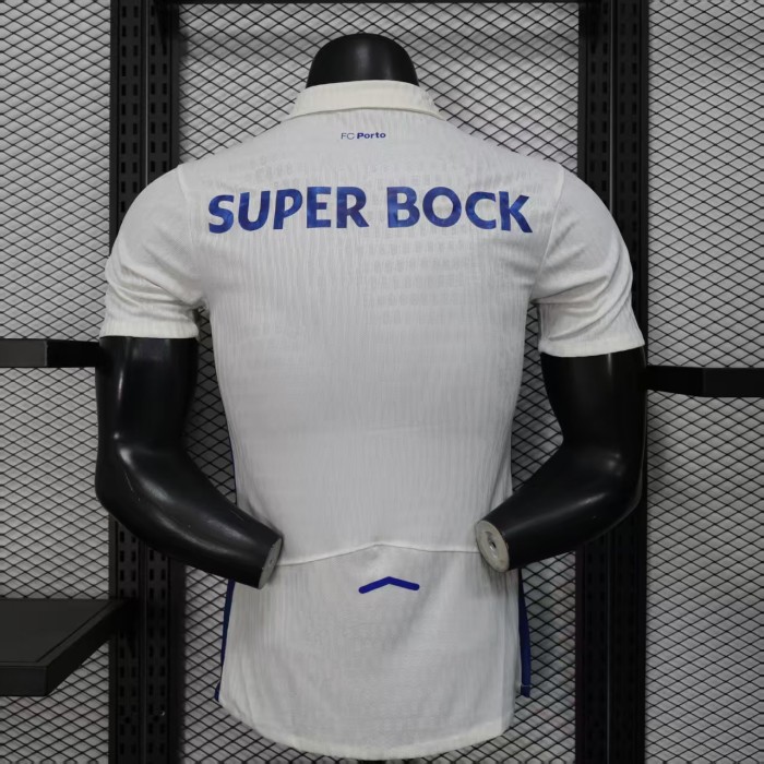 Player Version 2025-2026 Porto Third Away White Soccer Jersey Football Shirt