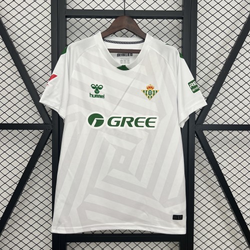 with LALIGA Patch Fan Version 2025-2026 Real Betis White Goalkeeper Soccer Jersey Football Shirt