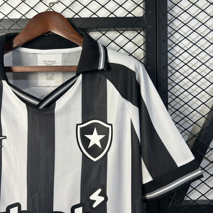 Fan Version 2025-2026 Botafogo Home Soccer Jersey Football Shirt
