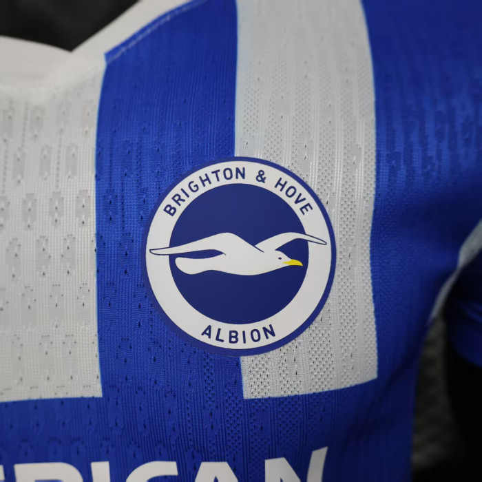 Player Version 2025-2026 Brighton & Hove Albion Home Soccer Jersey Football Shirt