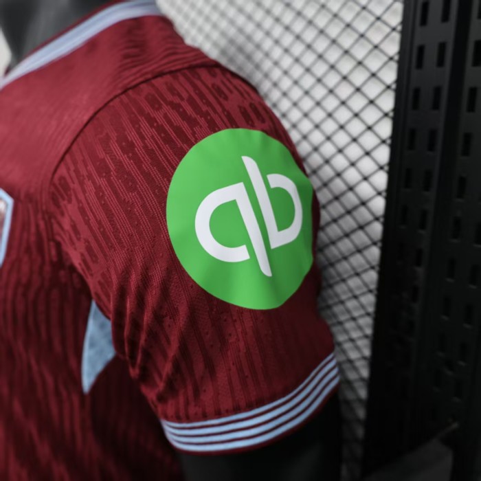 Player Version 2025-2026 West Ham United Home Soccer Jersey Football Shirt