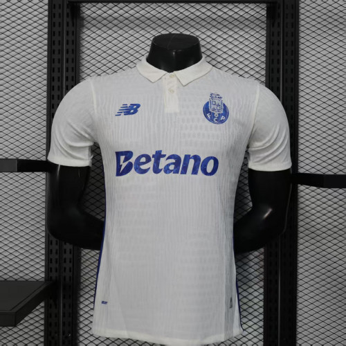 Player Version 2025-2026 Porto Third Away White Soccer Jersey Football Shirt