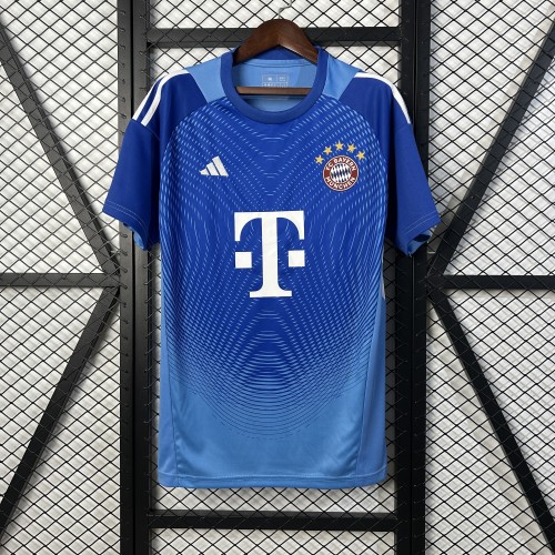 Fan Version 2025-2026 Bayern Munich Blue Goalkeeper Soccer Jersey Bayern Munchen Football Shirt