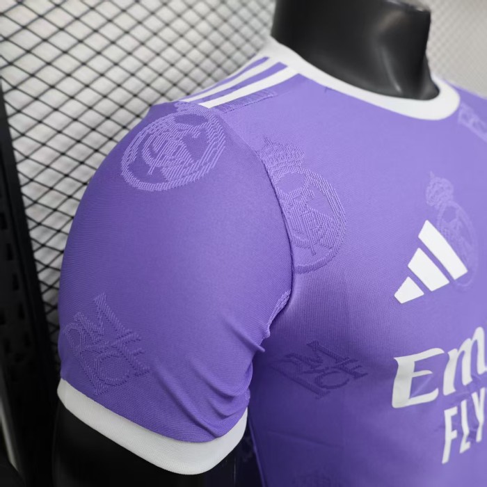 Player Version 2025-2026 Real Madrid Purple Special Version Soccer Jersey Real Football Shirt