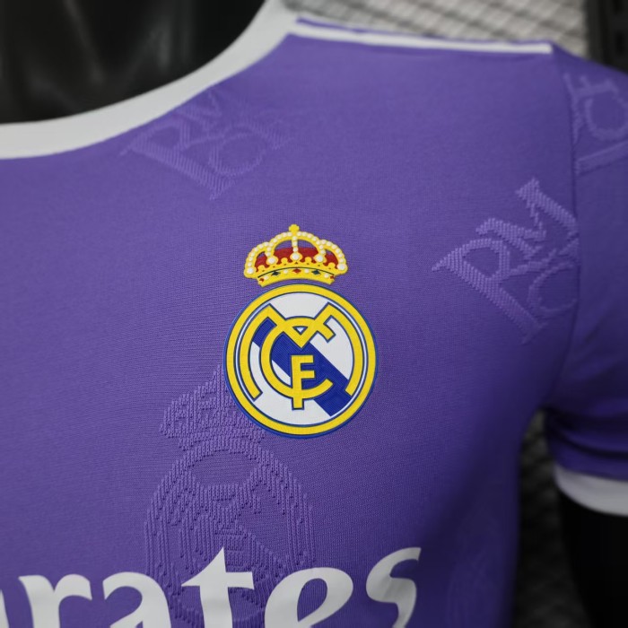 Player Version 2025-2026 Real Madrid Purple Special Version Soccer Jersey Real Football Shirt