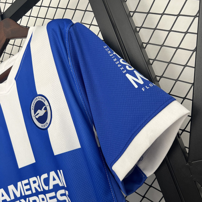 Fan Version 2025-2026 Brighton & Hove Albion Home Soccer Jersey