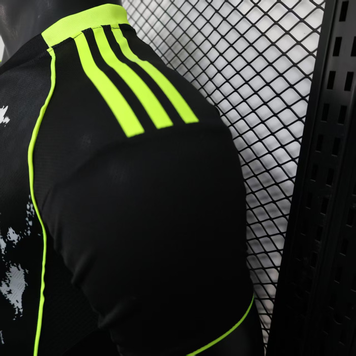Player Version 2025-2026 Al Ahly Away Black Soccer Jersey Football Shirt