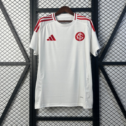 Fans Version 2025-2026 Sport Club Internacional Away White Soccer Jersey Football Shirt