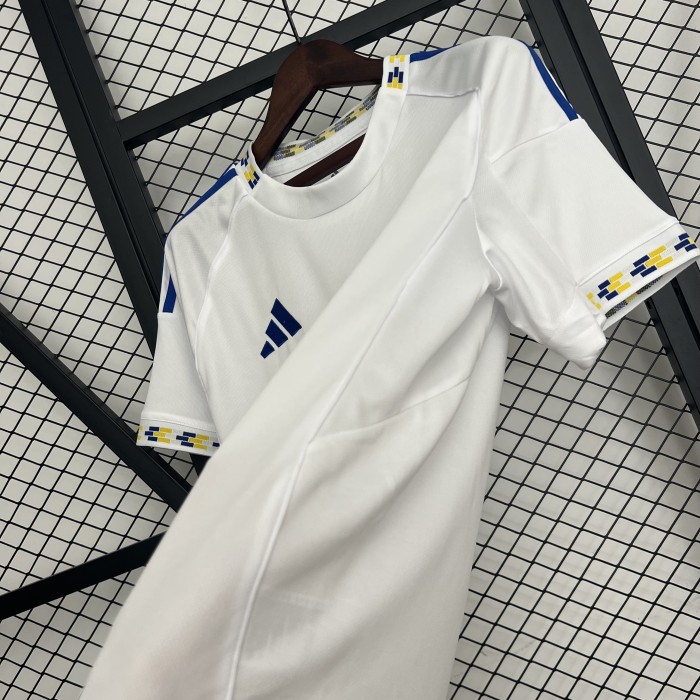 Fan Version 2025-2026 Leeds United Home Soccer Jersey Football Shirt