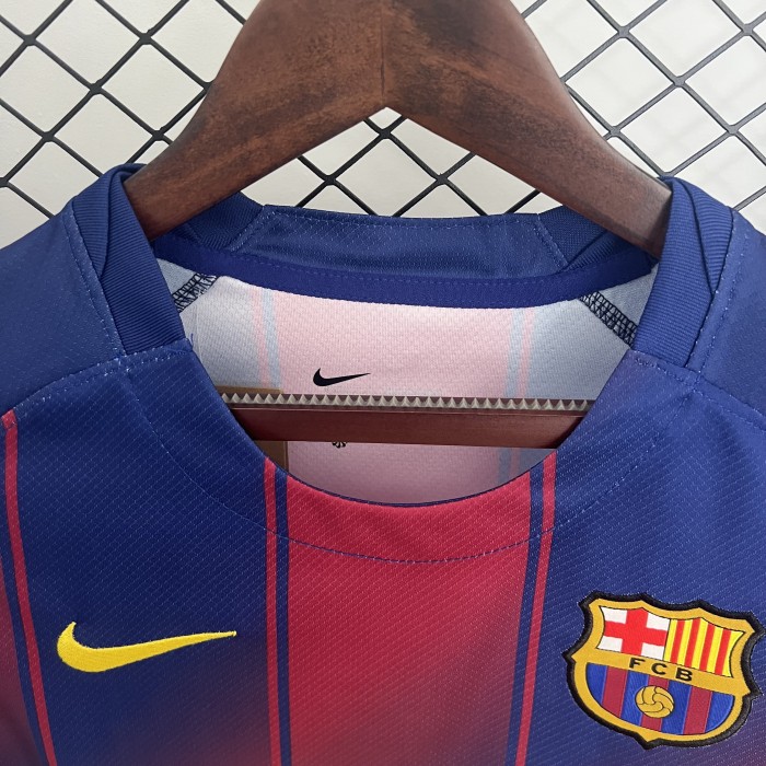 Women 2025-2026 Barcelona Home Soccer Jersey Girl Football Shirt