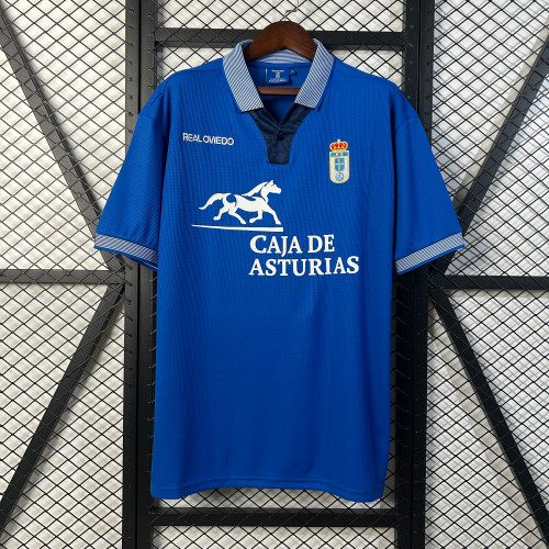Retro Jersey 1996-1997 Real Oviedo Home Soccer Jersey Vintage Football Shirt
