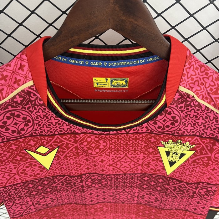 Fans Version CADIZ 2025-2026 Cadiz Away Soccer Jersey Football Shirt