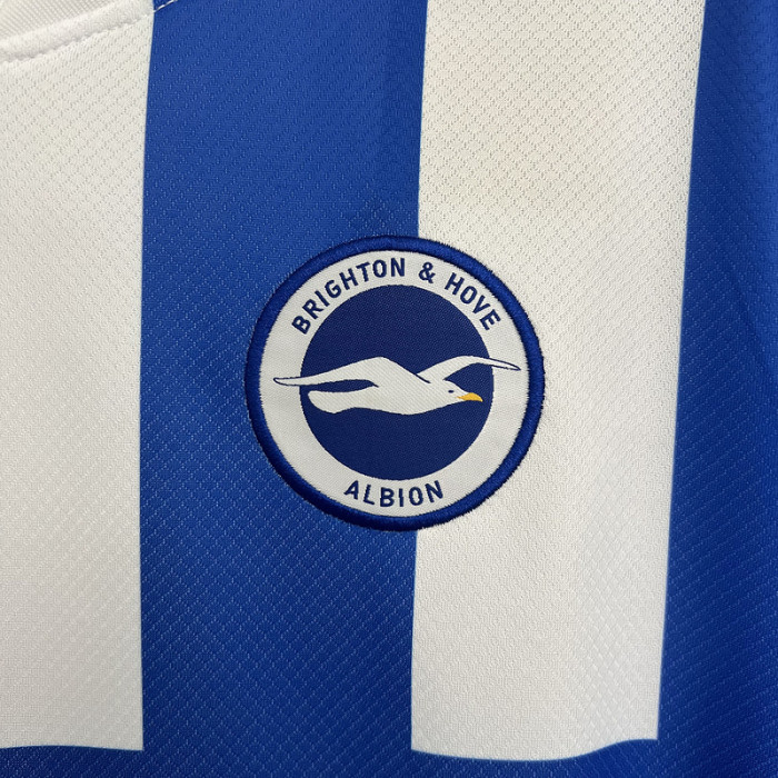 Fan Version 2025-2026 Brighton & Hove Albion Home Soccer Jersey