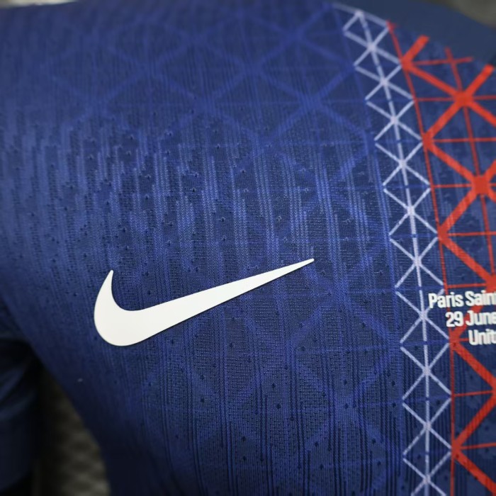with Front Lettering Player Version 2025-2026 PSG Club World Cup Final Home Soccer Jersey Paris Football Maillot