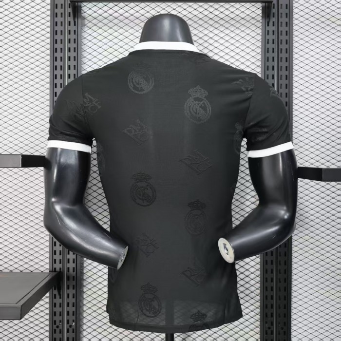 Player Version 2025-2026 Real Madrid Black Special Version Soccer Jersey Real Football Shirt
