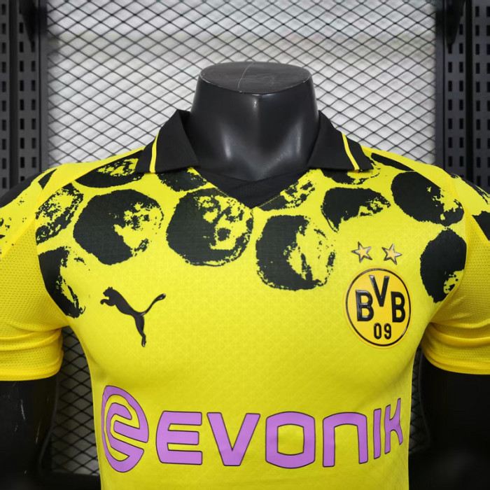 with Sponor Logo Player Version 2025-2026 Borussia Dortmund Club World Cup Home Soccer Jersey BVB Football Shirt
