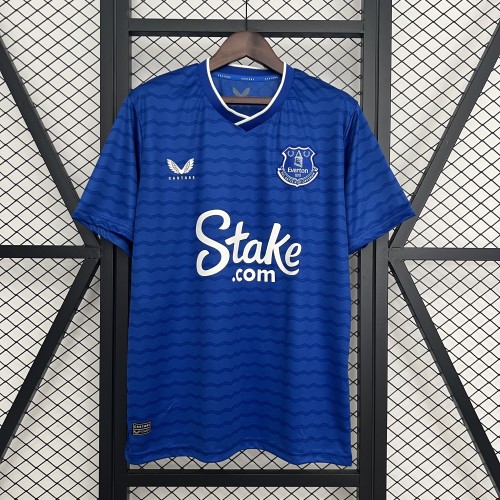 Fan Version 2025-2026 Everton Home Soccer Jersey Football Shirt