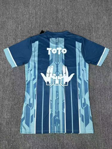 Player Version 2025-2026 Olympique de Marseille Blue Special Edition Soccer Jersey Football Shirt