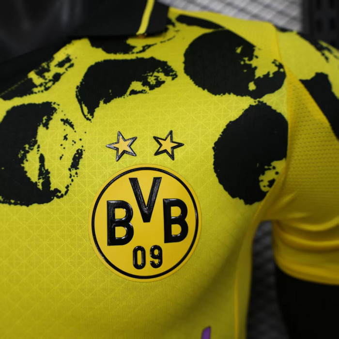 with Sponor Logo Player Version 2025-2026 Borussia Dortmund Club World Cup Home Soccer Jersey BVB Football Shirt