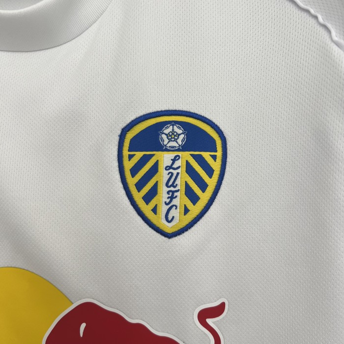 Fan Version 2025-2026 Leeds United Home Soccer Jersey Football Shirt