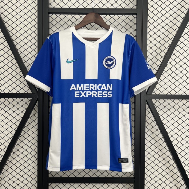 Fan Version 2025-2026 Brighton & Hove Albion Home Soccer Jersey