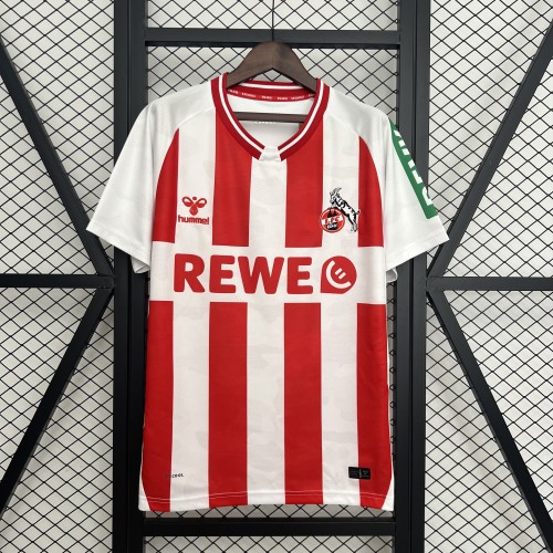 Fans Version 2025-2026 1. FC Köln Home Soccer Jersey Koln Fooball Shirt