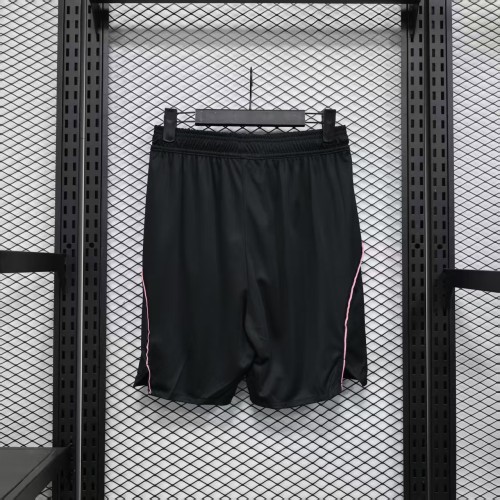 Player Version 2025-2026 Juventus Home Black Soccer Shorts Football Shorts