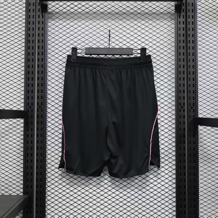 Player Version 2025-2026 Juventus Home Black Soccer Shorts Football Shorts