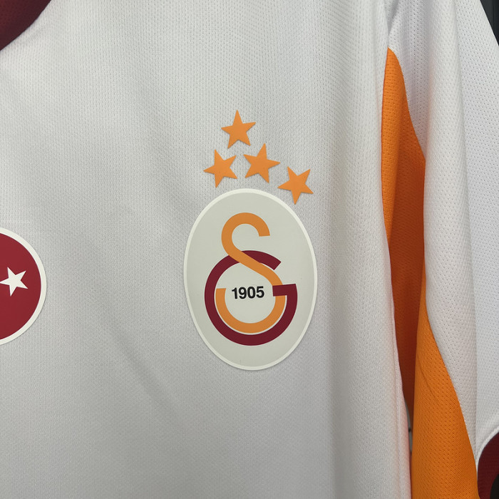 Fan Version 2025-2026 Galatasaray Away White Soccer Jersey Football Shirt