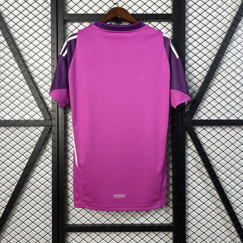 Fans Version 2025-2026 Real Madrid Purple Goalkeeper Soccer Jersey Real Football Shirt