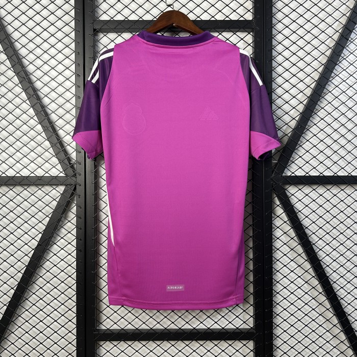 Fans Version 2025-2026 Real Madrid Purple Goalkeeper Soccer Jersey Real Football Shirt