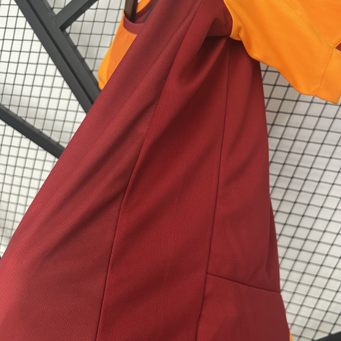 without Sponor Logo Fan Version 2025-2026 Galatasaray Home Soccer Jersey Football Shirt