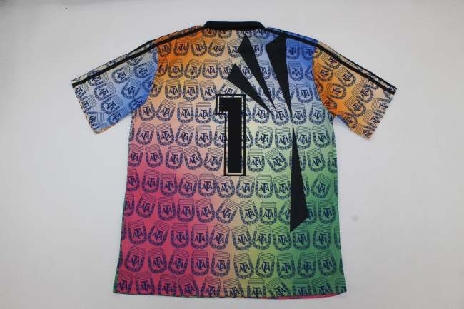 Retro Jersey 1993-1994 Argentina 1 Colorful Goalkeeper Soccer Jersey Vintage Football Shirt