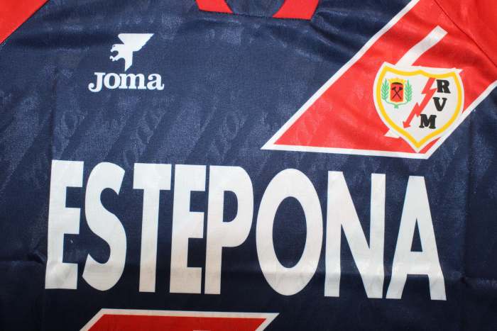 Retro Jersey 1995-1996 Rayo Vallecano Away Soccer Jersey Vintage Camisetas de Futbol