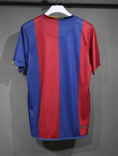 with Sponor Logo Retro Jersey Player Version 2006-2007 Barcelona Home Soccer Jersey