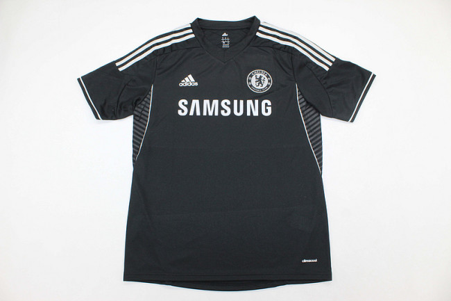 Retro Jersey 2013-2014 Chelsea Third Away Black Soccer Jersey Vintage Football Shirt