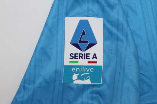 with Scudetto+Serie A Patch Fan Version 2025-2026 Calcio Napoli DE BRUYNE 11 Home Football Shirt Napoles Soccer Training Jersey