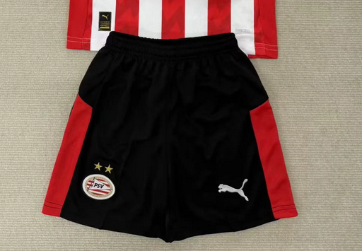 Fan Version 2025-2026 PSV Home Soccer Shorts Football Shorts