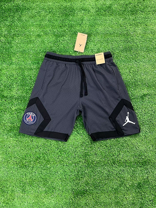 Fan Version 2025-2026 PSG AJ Grey Soccer Shorts Football Shorts