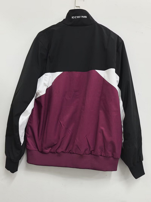 2025-2026 PSG Black/Purple Soccer Windbreaker Jacket Football Jacket