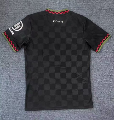 Fan Version 2025-2026 Bayern Munich Third Away Black Soccer Jersey Bayern Munchen Football Shirt