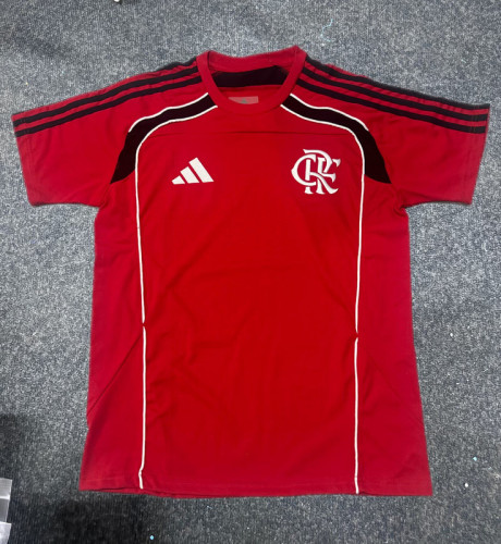 Fans Version 2025-2026 Flamengo Red Soccer Training Jersey Football Shirt